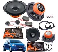 Kit 6 Casse Hertz dsk 165.3+Dcx 130.3 Anteriori e Posteriori x Fiat Grande Punto