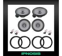 Kit 6 casse Hertz per VW Golf IV + 4 Supporti Anteriori e Posteriori + 4 Connett