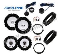 Kit 6 casse per Alfa Romeo 159 Alpine con adattatori e supporti