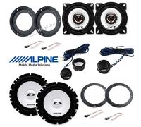 Kit 6 casse per Mercedes Classe A W169 Alpine con adattatori e supporti