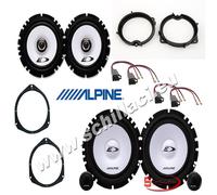 Kit 6 casse per OPEL CORSA D Alpine con adattatori e supporti