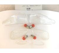 KIT 6 GEMME FRECCE TRASPARENTI RUNNER 97-02 - CON 4 LAMPADINE OMAGGIO