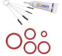 KIT 6 GUARNIZIONI MANUTENZIONE VALVOLA DI SUPPORTO E DI SCARICO TUBULURO MACCHINA DA CAFFÈ RICAMBIO COMPATIBILE CON PHILIPS SAECO SPIDEM GAGGIA ETC..