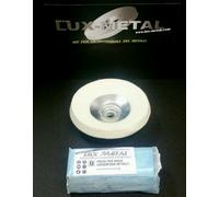 Kit 6 lucidatura disco feltro 115 mm smerigliatrice angolare acciaio alluminio