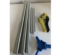 KIT 6 molle multistrato con trocatubi e svasatore 16 20 26mm Pex Curvatubi MOLLA