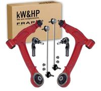 KIT 6 PEZZI BRACCI BRACCETTI OSCILLANTI RINFORZATI, TESTINE STERZO E BIELLETTE BARRA STABALIZZATRICE COMPATIBILE CON FIAT PANDA (169) DAL 2003 AL 2012