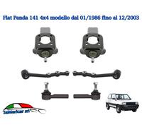 KIT 6 PEZZI BRACCIO MONTANTE TESTINA SOSPENSIONE ANTERIORE FIAT PANDA 4X4 1986->