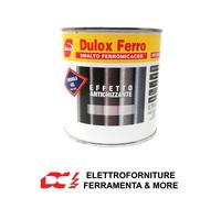 KIT 6 Pezzi DUCO Ferromicaceo Dulox Ferro Gel 0,750 lt NERO GRAFITE Antiruggine