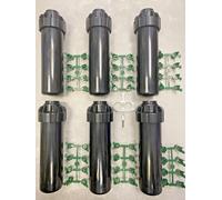 KIT 6 PEZZI HUNTER IRRIGATORE DINAMICO POP UP SRM 04 TURBINA 10CM IRRIGAZIONE