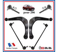 Kit 6 Pezzi Per Riparazione Treno Anteriore Completo Per PEUGEOT 206 Triangolo