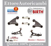 Kit 6 pz 4 BRACCI SOSPENSIONE ANTERIORI SUPER E INFER +2 BIELLETTE BIRTH ALFA GT