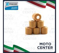 Kit 6 Rulli 19x17 Gr.7,4 Marroni Piaggio X9 Beverly GTS Hexagon GTX125 125cc