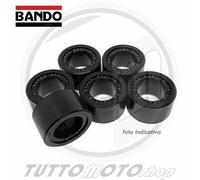 KIT 6 RULLI ORIGINALI BANDO GR.11,5 per PIAGGIO X7 250 2007 2008 2009 2010