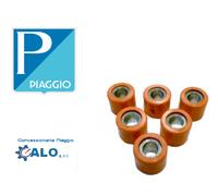 KIT 6 RULLI ORIGINALI PIAGGIO CODICE CM1102035 PER NRG POWER PUREJET NER MC2