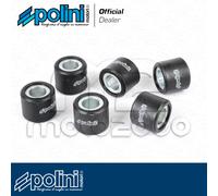 KIT 6 RULLI POLINI PER VARIATORE 20.9x17 DA 10.5 GRAMMI UNIVERSALI PER SCOOTER