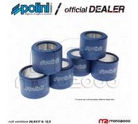 KIT 6 RULLI POLINI PER VARIATORE PULEGGIA ANTERIORE SCOOTER 20,9X17 12,5 gr
