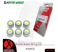Athena S.p.A. Rulli Variatore 20x15mm 12,5gr - Set di 6