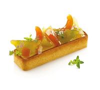 Kit 6 Stampi Crostatine Tarte Ring Rettangolari 12x3,5 cm Silikomart | Anelli