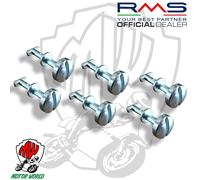 KIT 6 VITI RITEGNO FIANCATINE PERNO FISSAGGIO PIAGGIO SI 50 1979 - 1984