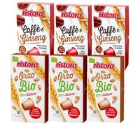 Kit 60 Capsule Compatibili con Nespresso - Ginseng e Orzo, 6 Confezioni da 10, confezioni Ristora