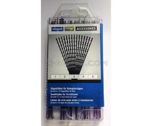 KIT 60 LAME PER TRAFORO OSCILLANTE LEGNO SCHEPPACH SEGHETTO SENZA PERNO