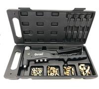 KIT 66 PZ RIVETTATRICE PER INSERTI RIVETTI FILETTATI FILETTI M3 M4 M5 M6