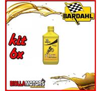 KIT 6X LITRO OLIO BARDAHL KXT OFF ROAD LUBRIFICANTE 2T RACING PER MOTO 1LT - 6x