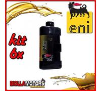 KIT 6X LITRO OLIO ENI MIX 2T
