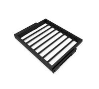 Kit 7 Aste Pantaloni e 2 Vassoi per Armadio 600 mm in Acciaio Emuca Nero