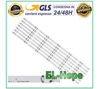 KIT 7 BARRE STRIP 6 LED PER TV 55" TECHWOOD 55A03TSB / 55A04B / 55A04SB