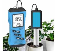 Kit 7 in 1 per L'analisi Terreno Piante:Tester Npk+Misuratore Ph Misura Umidità, Temperatura E Conduttività Kit Portatile Professionale per Il Test Fertilità Nutrienti per L'orticoltura