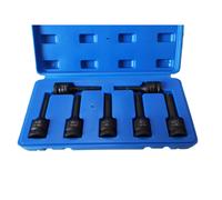 KIT 7 PZ CHIAVI BUSSOLA AD IMPATTO 1/2" TORX R6 - RT13 PER AVVITATORE PNEUMATICO
