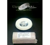 Kit 7 super-sgrossatura disco feltro m 14 115 mm lucidatura acciaio alluminio