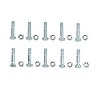 Kit 707555 per spazzaneve Craftsman compatibile con modelli a due fasi da 9,5 tp e 11,5 Tp lordi Tp dal 2017 al 2019, in metallo argentato, confezione da 10