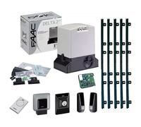 KIT 740 DELTA 2 PER CANCELLO SCORREVOLE AUTOMATICO PORTATA 500KG 230V 5 MT DI CREMAGLIERA PRODOTTO ORIGINALE ML082