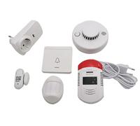 Kit 7PZ allarme casa sicurezza domestica rilevatore fughe gas allarme antifurto