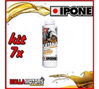 KIT 7X LITRO OLIO IPONE KATANA OFF ROAD LUBRIFICANTE 100% SINTETICO 10W60 1L - 4