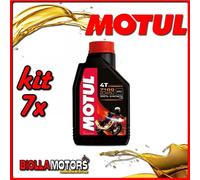 KIT 7X LITRO OLIO MOTUL 7100 4T 20W50 100% SINTETICO PER MOTORI 4T - 7x 104103