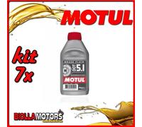 KIT 7X OLIO MOTUL DOT 5.1 100% SINTETICO NON A BASE DI SILICONE (FRENI E FRIZION