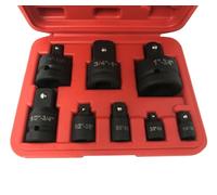 KIT 8 ADATTATORI RIDUTTORI IMPATTO BUSSOLE ARIA COMPRESSA