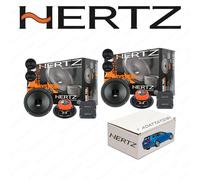 Kit 8 Altoparanti Hertz Audi A3 8P Anteriori e Posteriori + Adattatori
