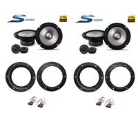 Kit 8 altoparlanti Alpine S2 per Porsche Cayenne (9pa) 2002-2010 Anteriori e ...