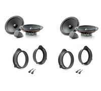 Kit 8 altoparlanti Focal Universal per Audi A4 B7 serie dal 2004 al 2008 Ante...