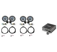 Kit 8 altoparlanti Gladen + amplificatore Mosconi per BMW X5 (E53) 1999-2006