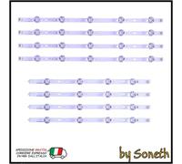 KIT 8 BARRE LED TV PER LG 47" ES-030-A/5 ES-030-B/4 Q60155