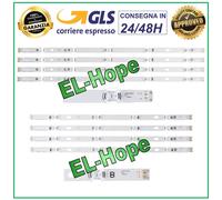 KIT 8 BARRE STRIP LED PER TV LG 47" 6916L- 1716A / 1749A / 1762A / 1948A / 1961A