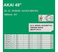 KIT 8 BARRE STRIP LED TV AKAI JS-D-JP5020-A51EC/B51EC D50F2000 E50F200