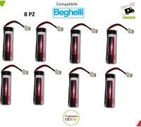 KIT 8 BATTERIE DI RICAMBIO ANTIFURTO BEGHELLI AA LI-ION 3,6 V EVE ER14505