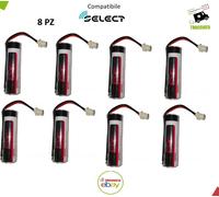 KIT 8 BATTERIE PER ANTIFURTO SELECT SECURITY AA LI-ION 3,6 V EVE ER14505