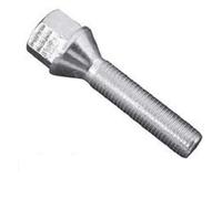 KIT 8 BULLONI RUOTA CONICO M12X1,25 LUNGHEZZA FILETTATURA 55 MM. TESTA DA 17